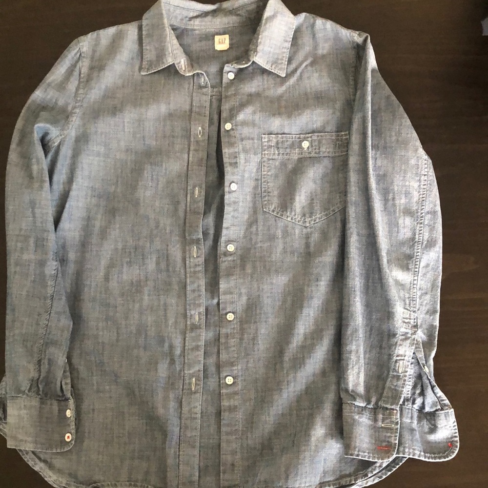 Chambray button up